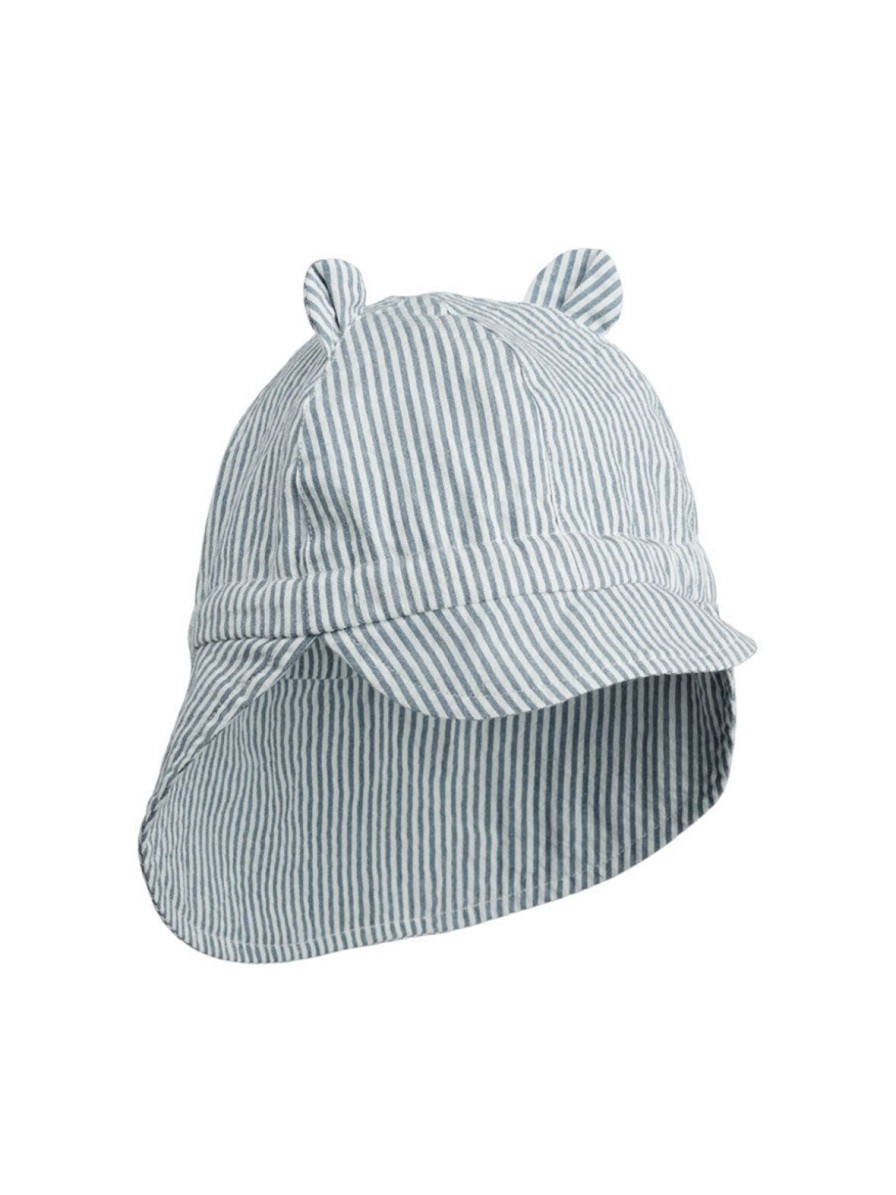 Baby Enula9 | Gorm Stribet Sol Hat, 2 Farver