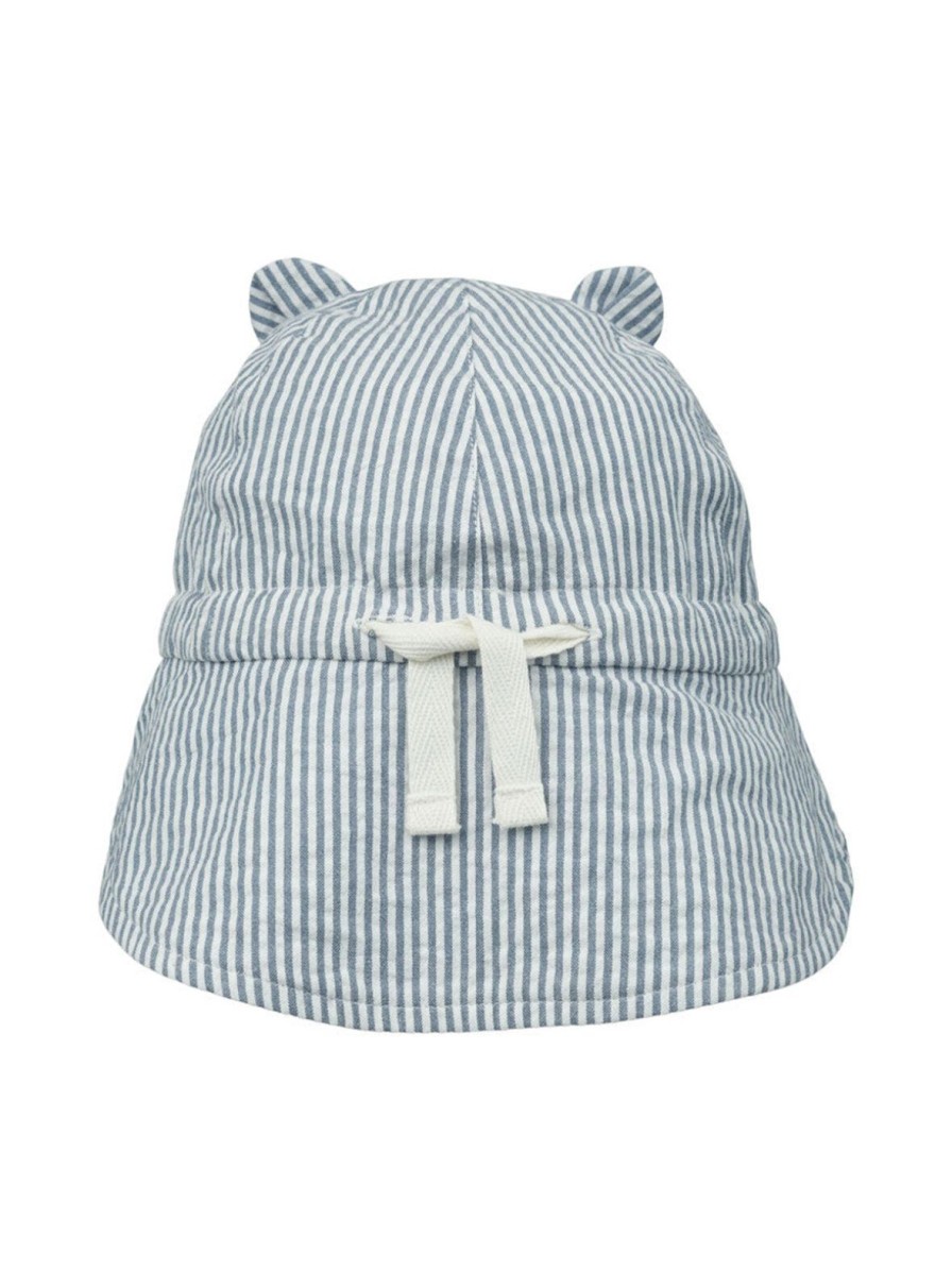 Baby Enula9 | Gorm Stribet Sol Hat, 2 Farver