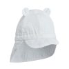 Baby Enula9 | Gorm Sol Hat, Seersucker White