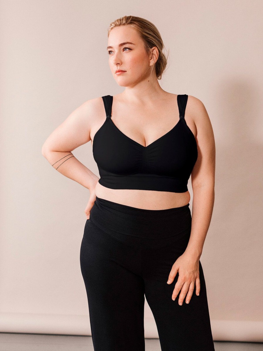 Mom Enula9 | Fast Food Bra/Elevate Regular - Black