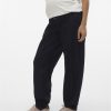 Mom Enula9 | Kyoto Barrel Maternity Jeans - Dark Blue Denim