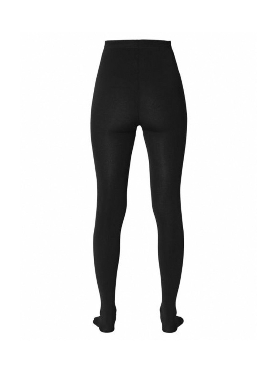 Mom Enula9 | Omar Thermal Maternity Tights - Black