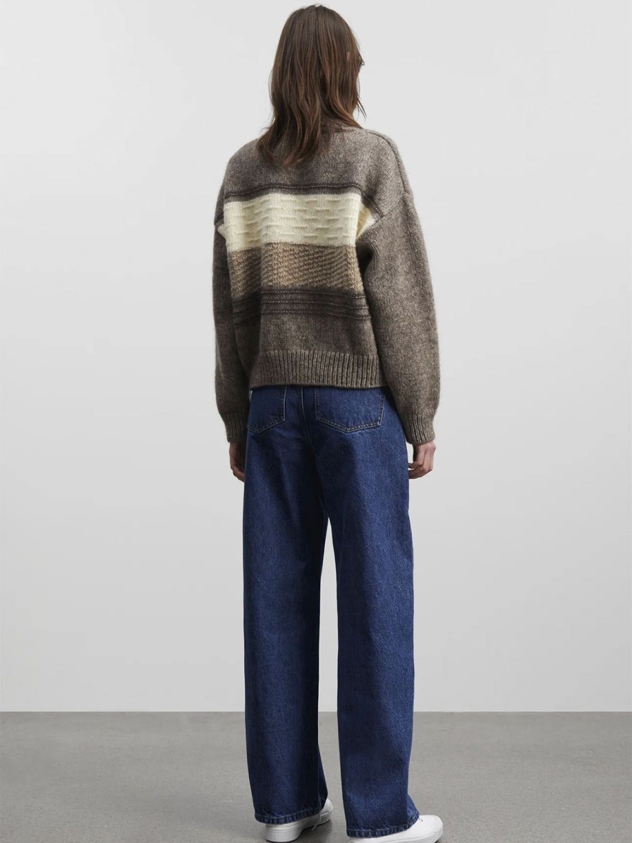 Mom Enula9 | Sandi Wool Jumper - Mix Brown