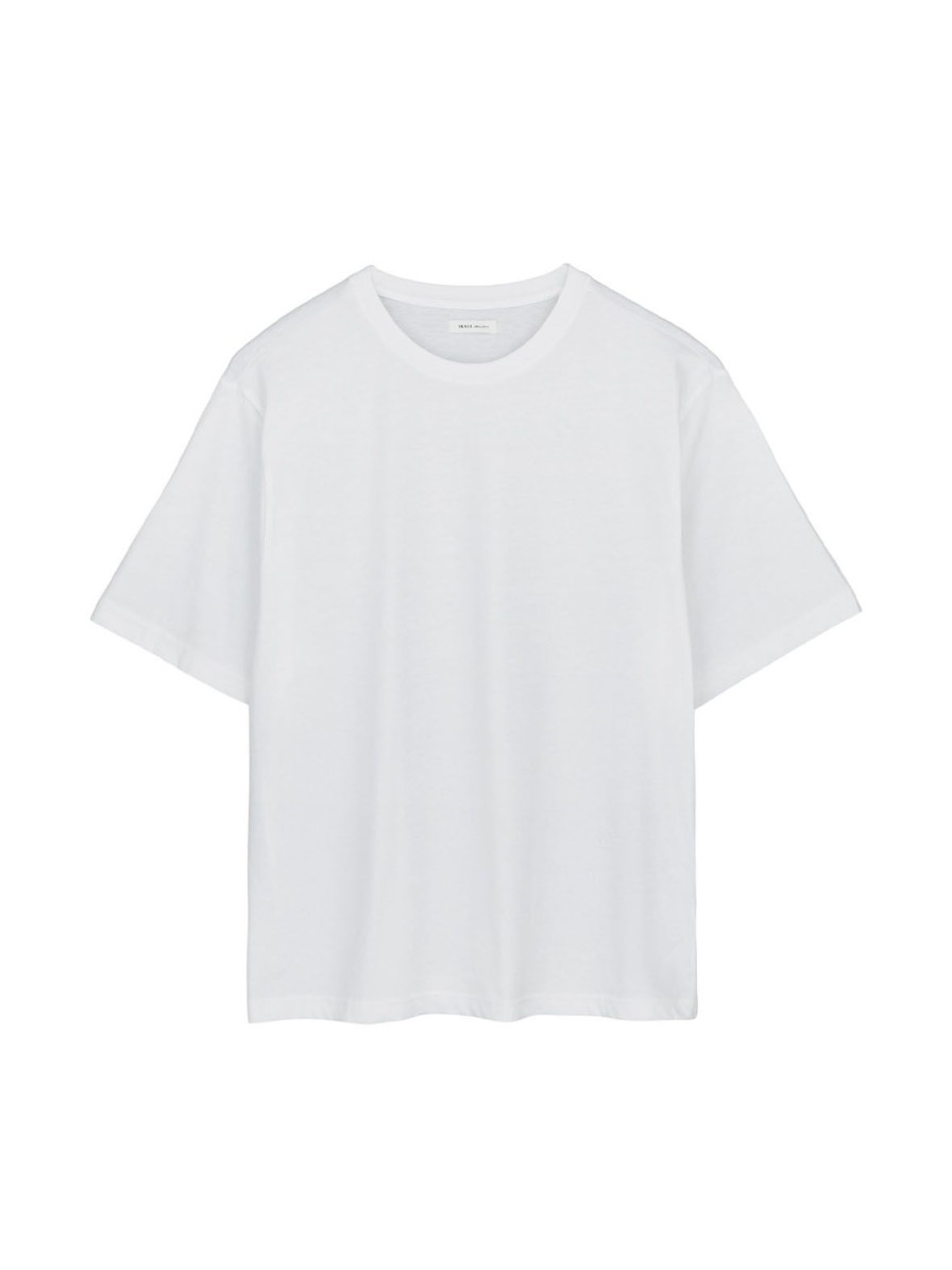 Mom Enula9 | Andy Oversize Tee - Optic White