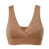 Mom Enula9 | The Go-To Merino Wool Bra, Brown Melange