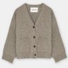 Mom Enula9 | Cora Dot Cardigan - Pure Soil