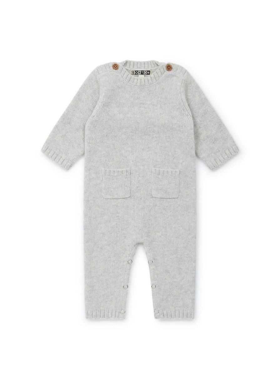 Baby Enula9 | Baby Merino Dragt - Lightgrey