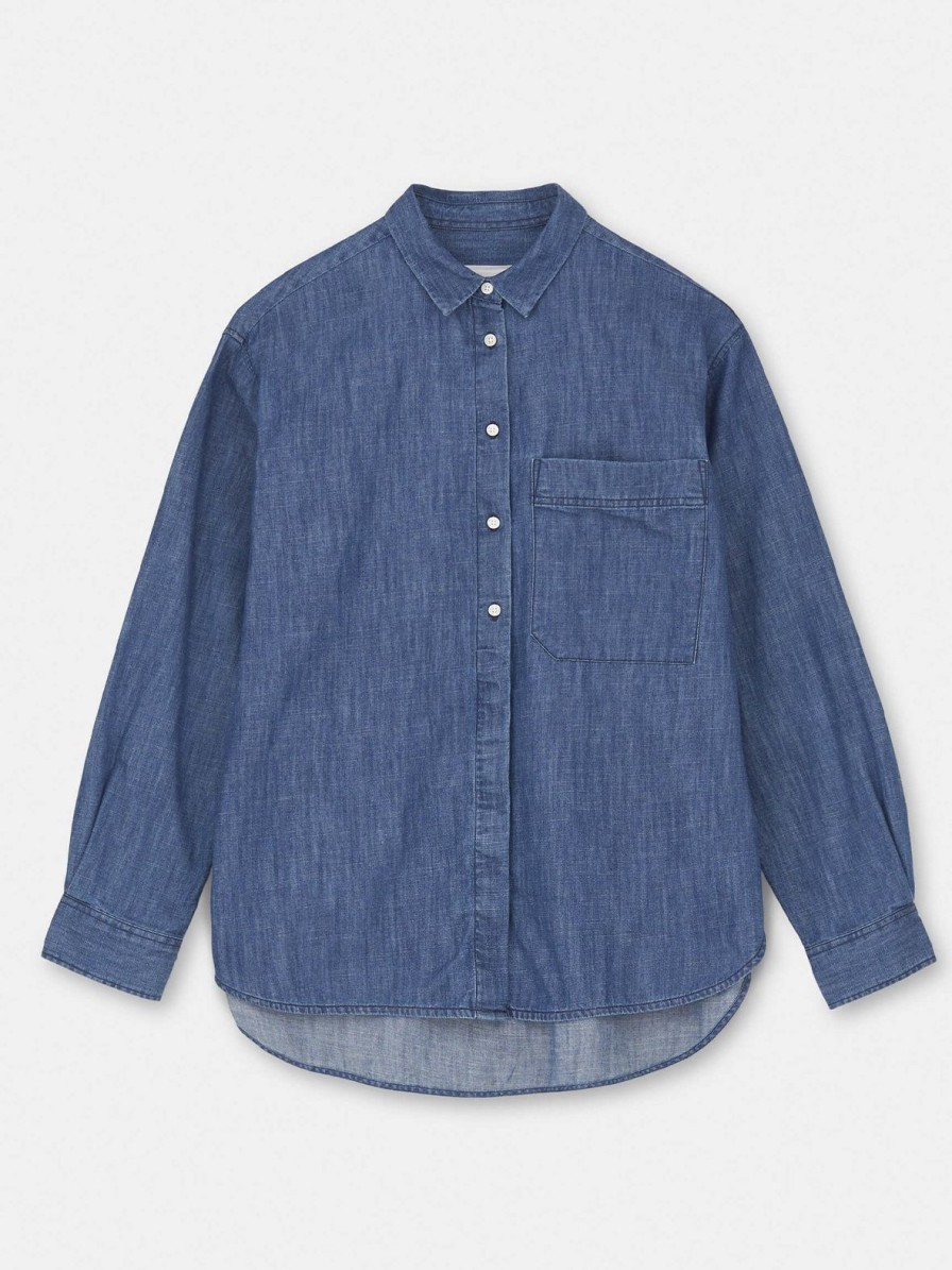 Mom Enula9 | Lynette Shirt Denim