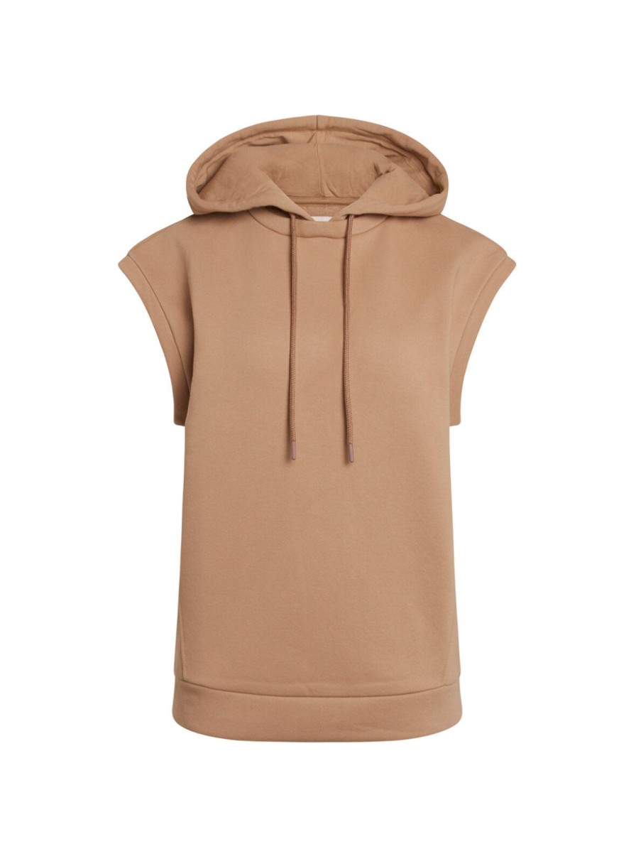 Mom Enula9 | Eco Bold Hoodie Sweat Vest, Warm Beige