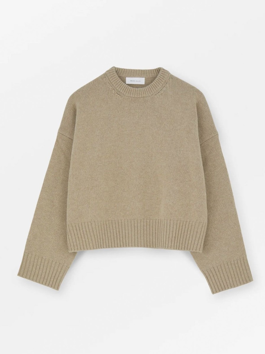 Mom Enula9 | Silene Merino Jumper - Beige