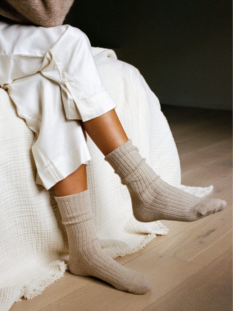 Mom Enula9 | Cashmere Rib Socks - Kit