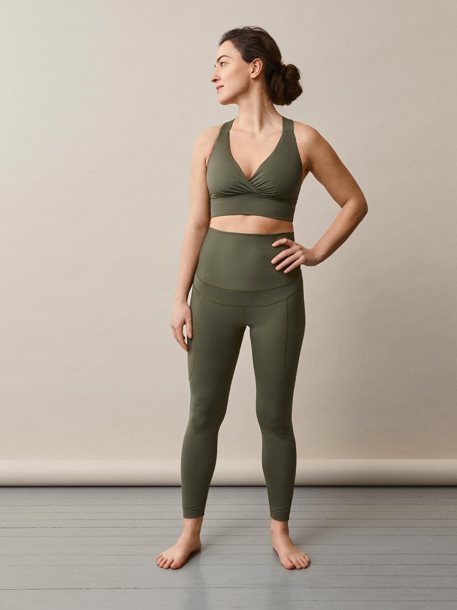 Mom Enula9 | Flow Leggings - Pine Green