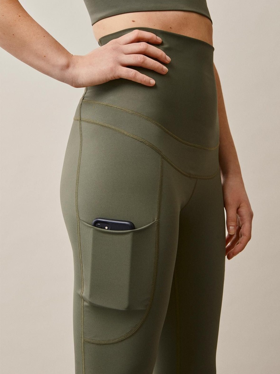 Mom Enula9 | Flow Leggings - Pine Green