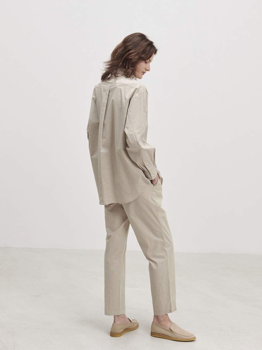 Mom Enula9 | Edgar Pant - Light Grey