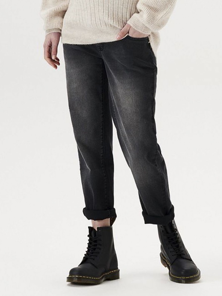 Mom Enula9 | Mom Jeans Brooke Loose, Black Wash