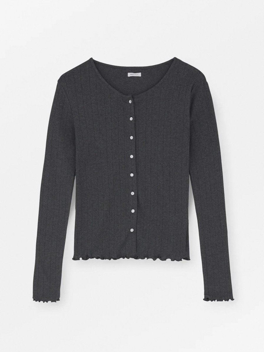 Mom Enula9 | Edie Cardigan - Dark Greymelange