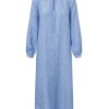 Mom Enula9 | Anju Maxi Dress - Blue Stripes