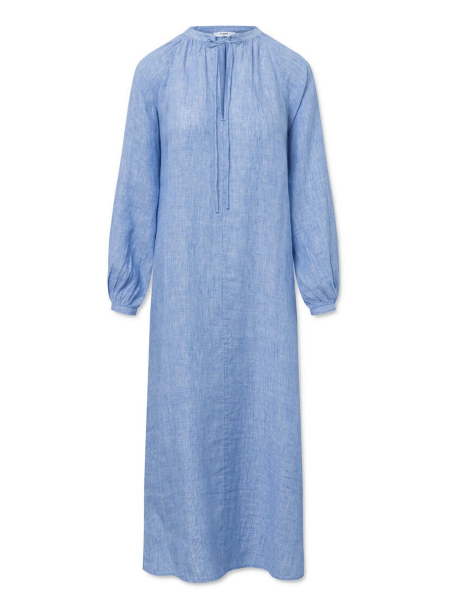 Mom Enula9 | Anju Maxi Dress - Blue Stripes